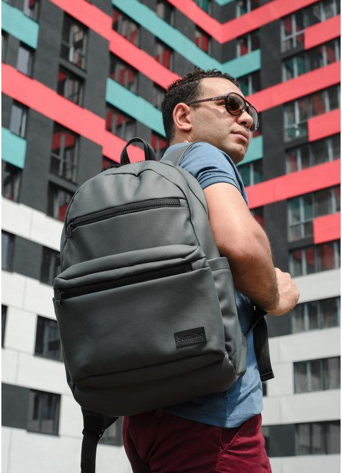 Чоловічий рюкзак Sambag Zard LKT графітовий SB-25058009m