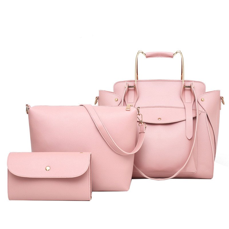 Набор сумок 3 в 1 Amali Cat Pink eps-6155