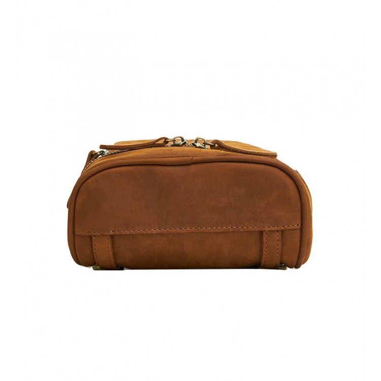 Рюкзак жіночий шкіряний Beverly коричневий eps-8120