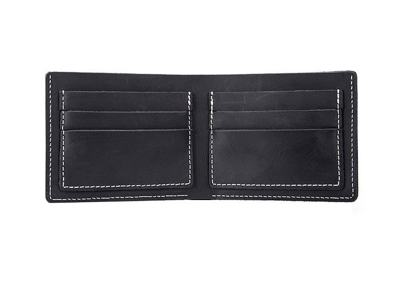Мужской кожаный кошелек Texas черный eps-3001