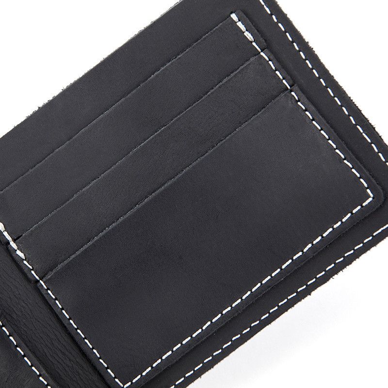 Мужской кожаный кошелек Texas черный eps-3001