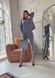 Стильний жіночий костюм кофта та штани з ангори ft-571 Сірий, 42-46