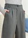 Жіночі класичні широкі брюки прямого крою LL-240 сірі