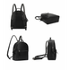Жіночий рюкзак Three Feather Fendi чорний eps-8106
