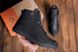 Мужские зимние кожаные ботинки Черные ПК-B-1 бот leather, 40