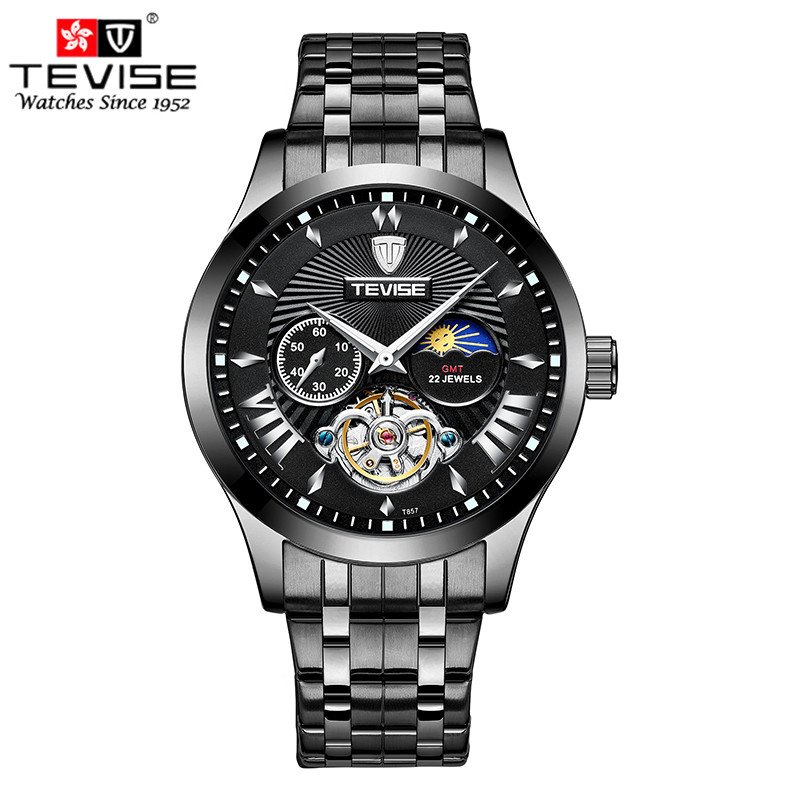 Часы мужские Tevise T857 Business черные eps-1037