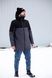 Мужская демисезонная куртка Fusion INT-1589541517 Черно-серая