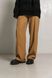 Женские классические прямые брюки свободного кроя SEV-2120.5546 коричневые