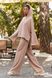 Женский повседневный костюм в стиле oversize SEV-1644.4344 кофе, XS-S