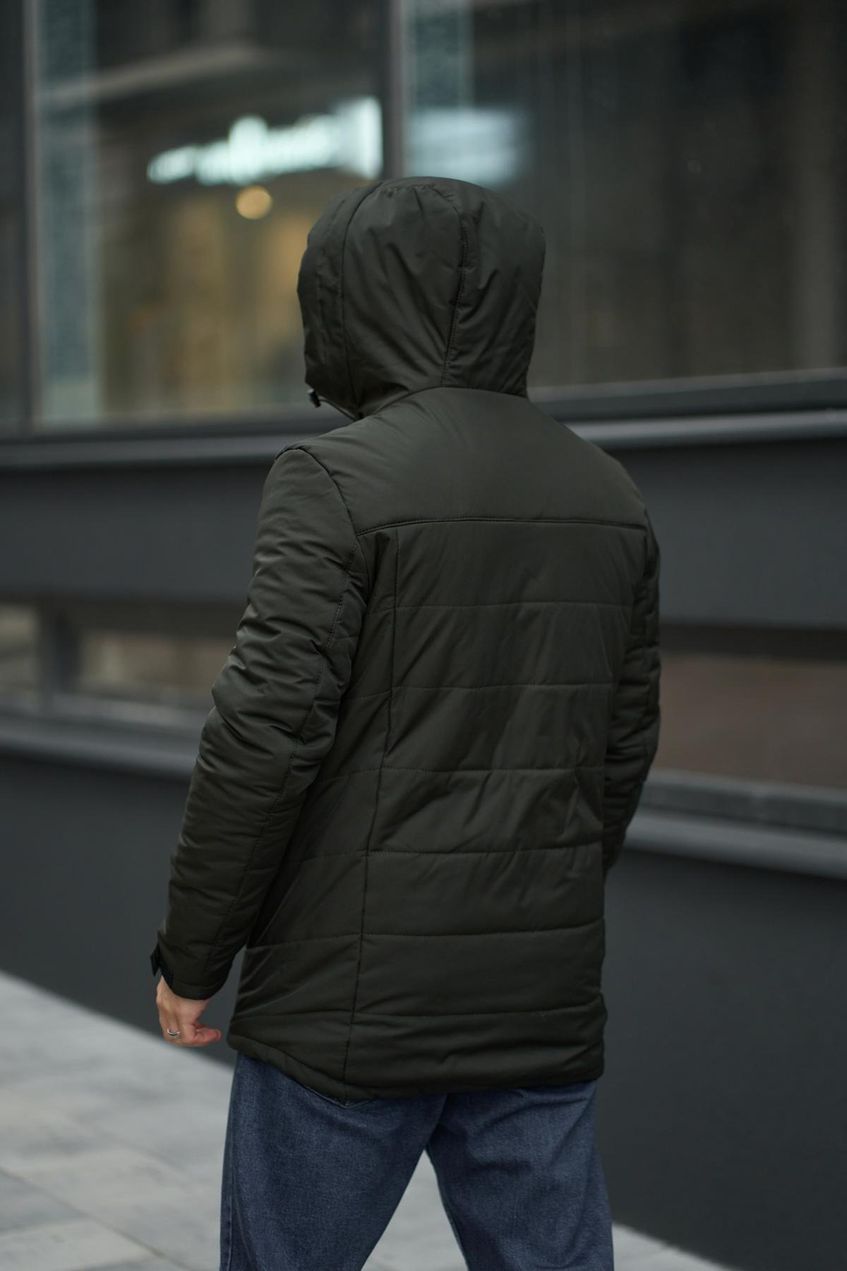 Чоловіча зимова куртка Everest c капюшоном INT-1589541426 Хакі XXL