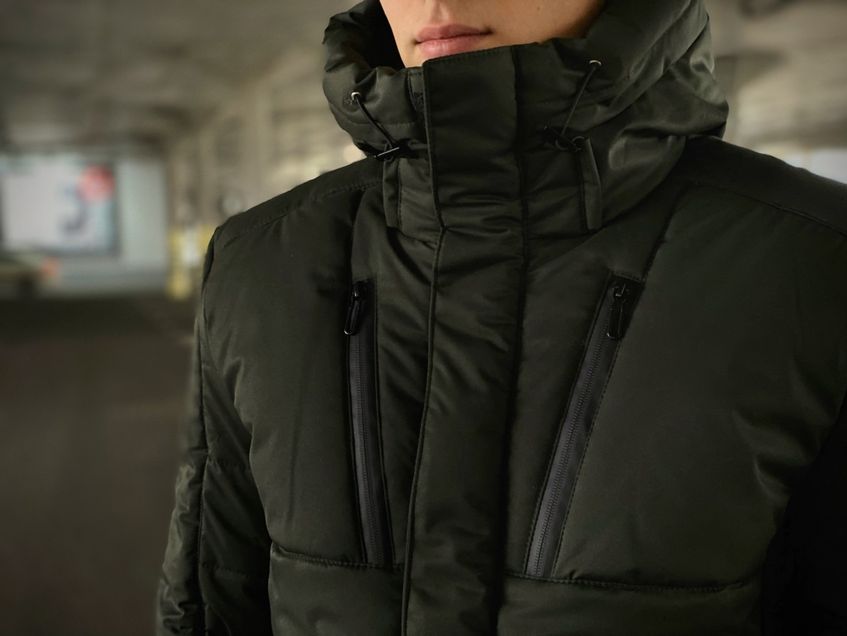 Мужская зимняя куртка Everest c капюшоном INT-1589541426 Хаки