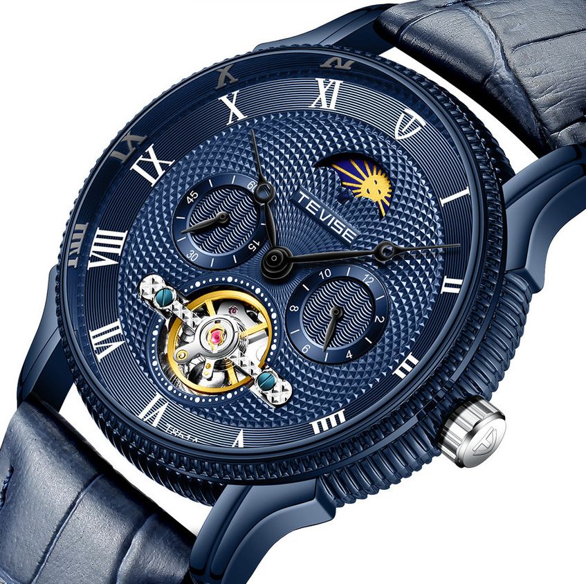 Часы мужские Tevise T851A Blue eps-1040
