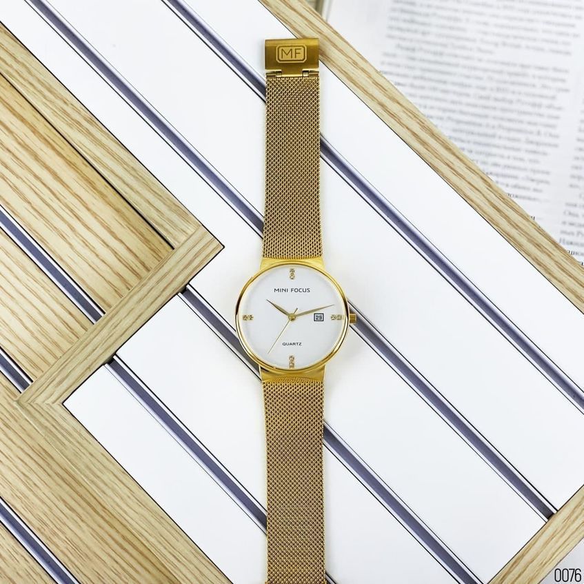 Годинник жіночий Mini Focus MF0181G Gold-White AB-1095-0076 золотой