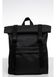 Рюкзак чоловічий Sambag RollTop Milton чорний тканинний SB-24211065