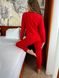 Жіноча м'яка піжама для повсякденного носіння з оленем червона