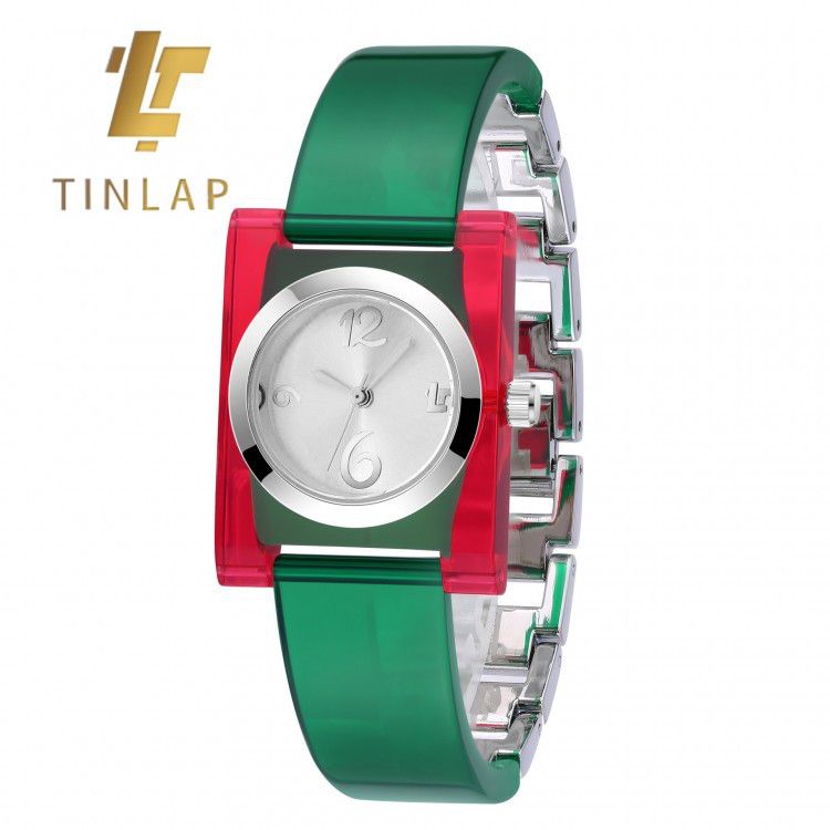 Часы женские Tinlap Quadratic Green eps-2007