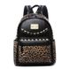 Рюкзак женский XikeMadi Leopard черный eps-8081
