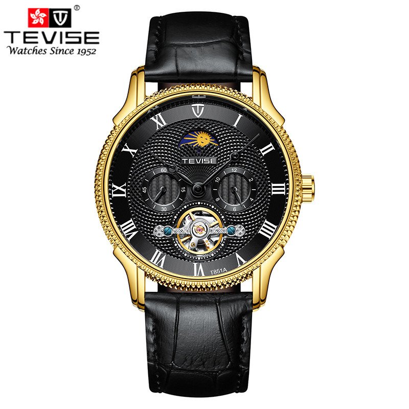 Часы мужские Tevise T851A Gold eps-1042