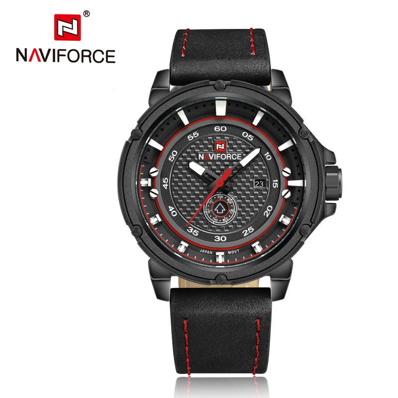 Годинник чоловічий Naviforce NF9083M червоний eps-1072