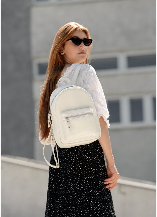 Жіночий рюкзак Sambag Talari MSO білий SB-12219008e