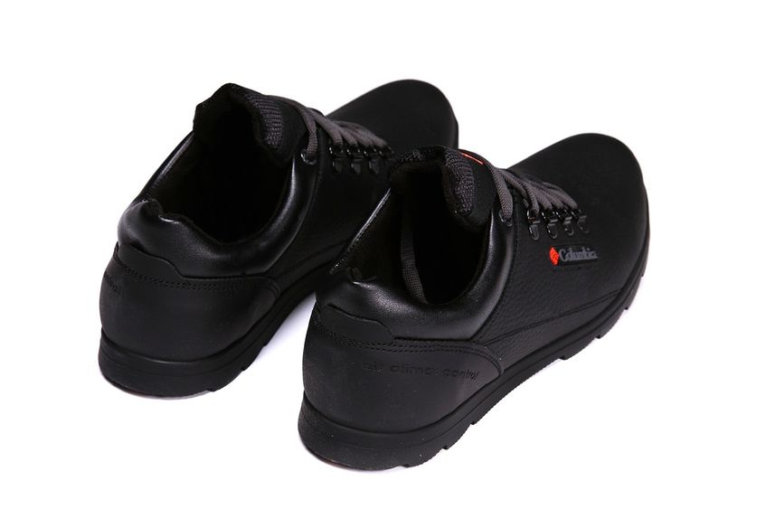 Чоловічі шкіряні кросівки ПК-600 Чорні