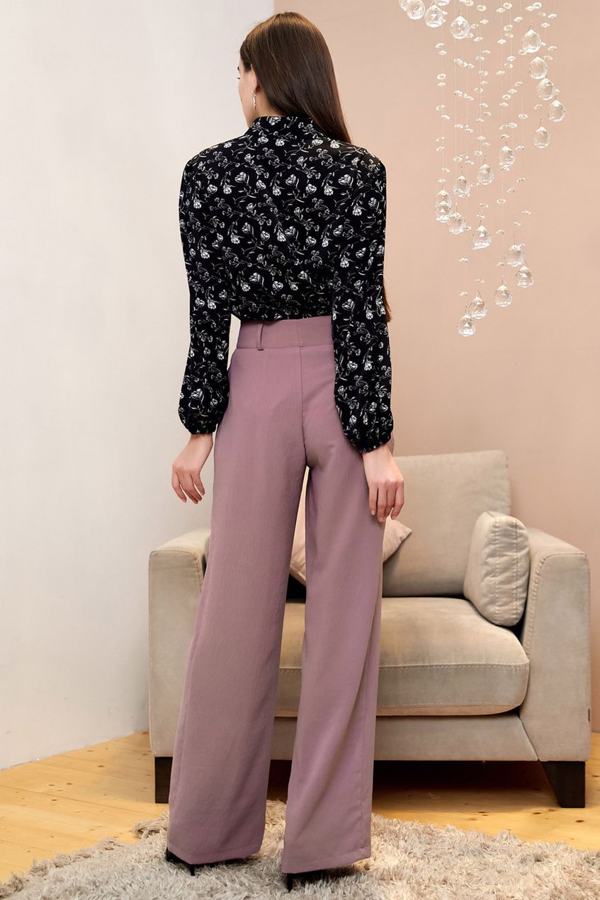 Елегантна жіноча блуза із квітковим принтом SEV-1328.4024