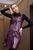 Кожаное платье-сарафан на регулируемых бретелях SEV-1299.3946 Марсала, S