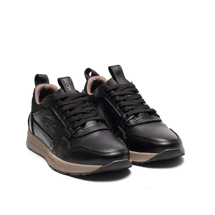Мужские кожаные кроссовки Classic Чорные 041-L35/1-45