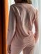 Женская мягкая пижама для повседневной носки с оленем розовая