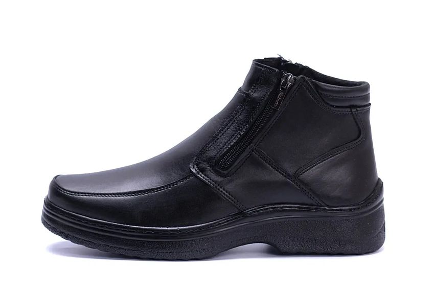 Чоловічі шкіряні зимові черевики ПК-matador 88 Чорні