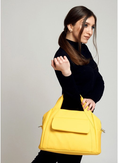 Жіноча спортивна сумка Sambag Vogue BKS жовта SB-90153028