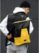 Чоловічий рюкзак рол Sambag RollTop X Чорно-жовтий SB-24320628m