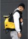 Чоловічий рюкзак рол Sambag RollTop X Чорно-жовтий SB-24320628m