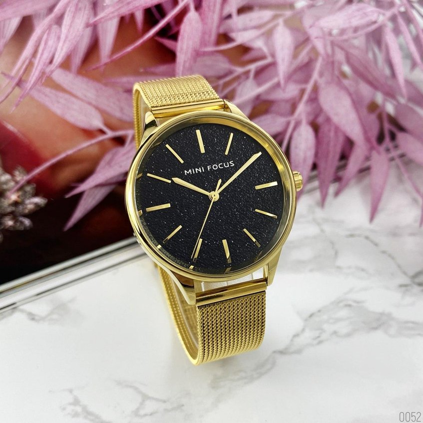 Часы женские Mini Focus MF0044L Gold-Black Shine AB-1095-0052