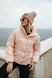 Жіноча коротка куртка на кнопках SEV-2019.5243 рожева