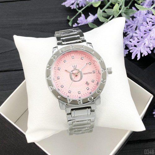 Часы мужские кварцевые Pandora 6301 Creative Silver-Pink Date AB-1036-0348