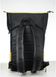 Жіночий рюкзак ролл Sambag RollTop X Чорний з жовтим SB-24320628