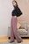 Элегантная женская блуза с цветочным принтом SEV-1328.4022 Черная с белыми цветами, M