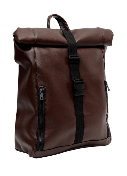 Мужской рюкзак ролл Sambag RollTop One коричневый SB-24208020m
