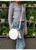 Кругла жіноча сумка кроссбоді Bale біла SB-52200008