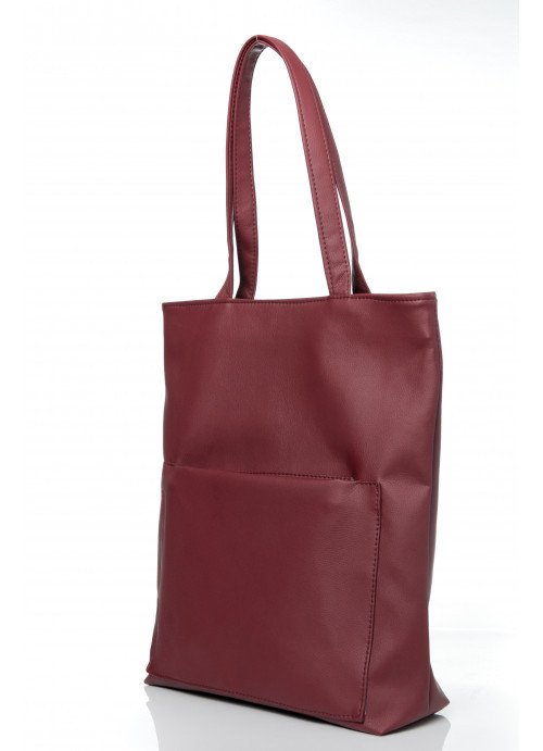 Женская сумка шоппер Sambag Shopper бордовая SB-93220005