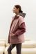 Женская утепленная куртка-жилет без капюшона SEV-2088-1.5435 розовая