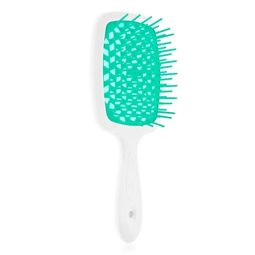 Расческа Janeke SUPERBRUSH WHITE/MINT