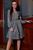 Роскошное платье с пышной юбкой и с люрексом SEV-1270.3927 Антрацит, M