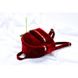 Велюровый мини рюкзак Yvonne Velours красный eps-8072