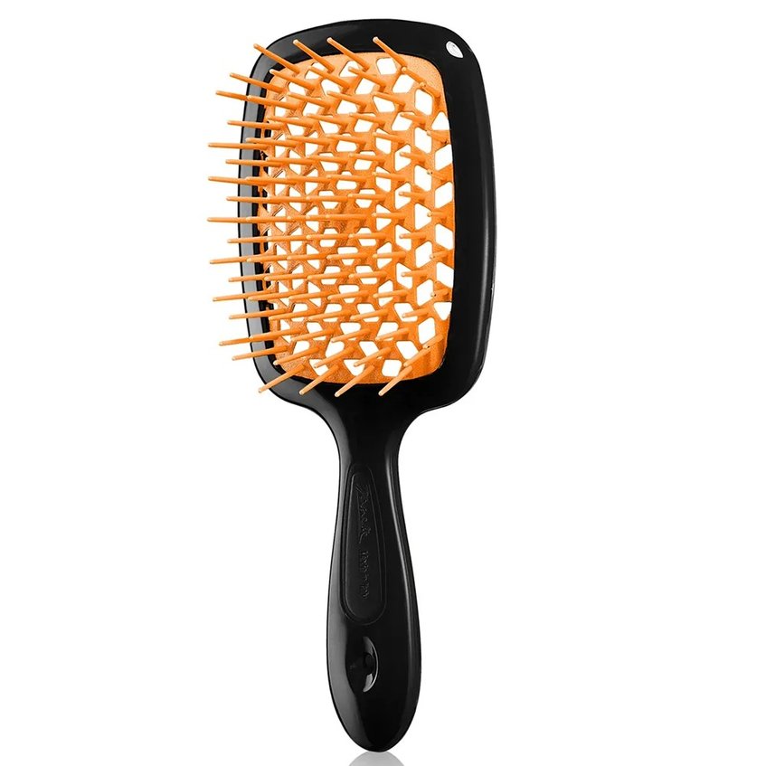 Расческа Janeke SUPERBRUSH BLACK/ORANGE