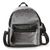 Велюровый женский рюкзак Jesse Velor серый eps-8019