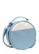 Женская круглая сумка кроссбоди Sambag Bale голубая SB-52200610