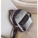 Велюровий жіночий рюкзак Jesse Velor сірий eps-8019