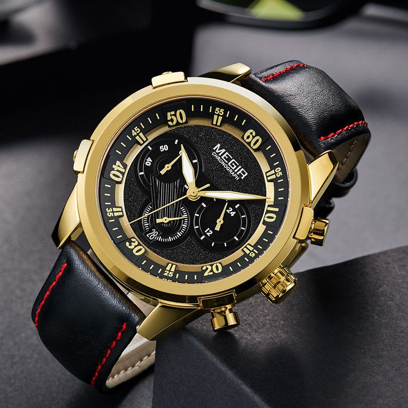 Часы мужские Megir 2067G Gold eps-1050